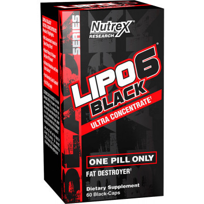 Lipo6 Black Ultra Concentrate 60 caps USA