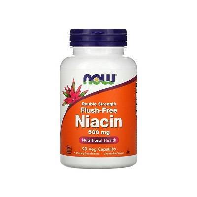 NowFoods Flush-Free Niacin 500 mg 90 caps